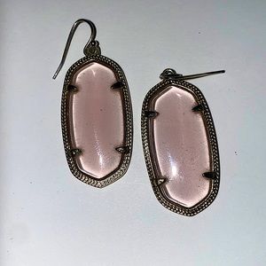 Kendra Scott Medium Clear Rose Earrings